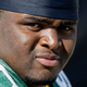 Illustration for article titled B.J. Raji Shouldn’t Have Eaten That Burrito, Cheeseburger, Bag Of Chips, Ice Cream Sandwich, Cheesecake, Second Burrito Before Game